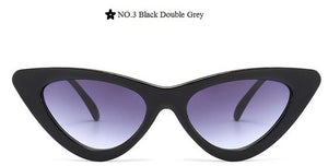 Vintage Triangle Cateye Sunglasses Women