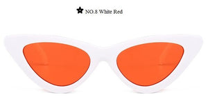 Vintage Triangle Cateye Sunglasses Women